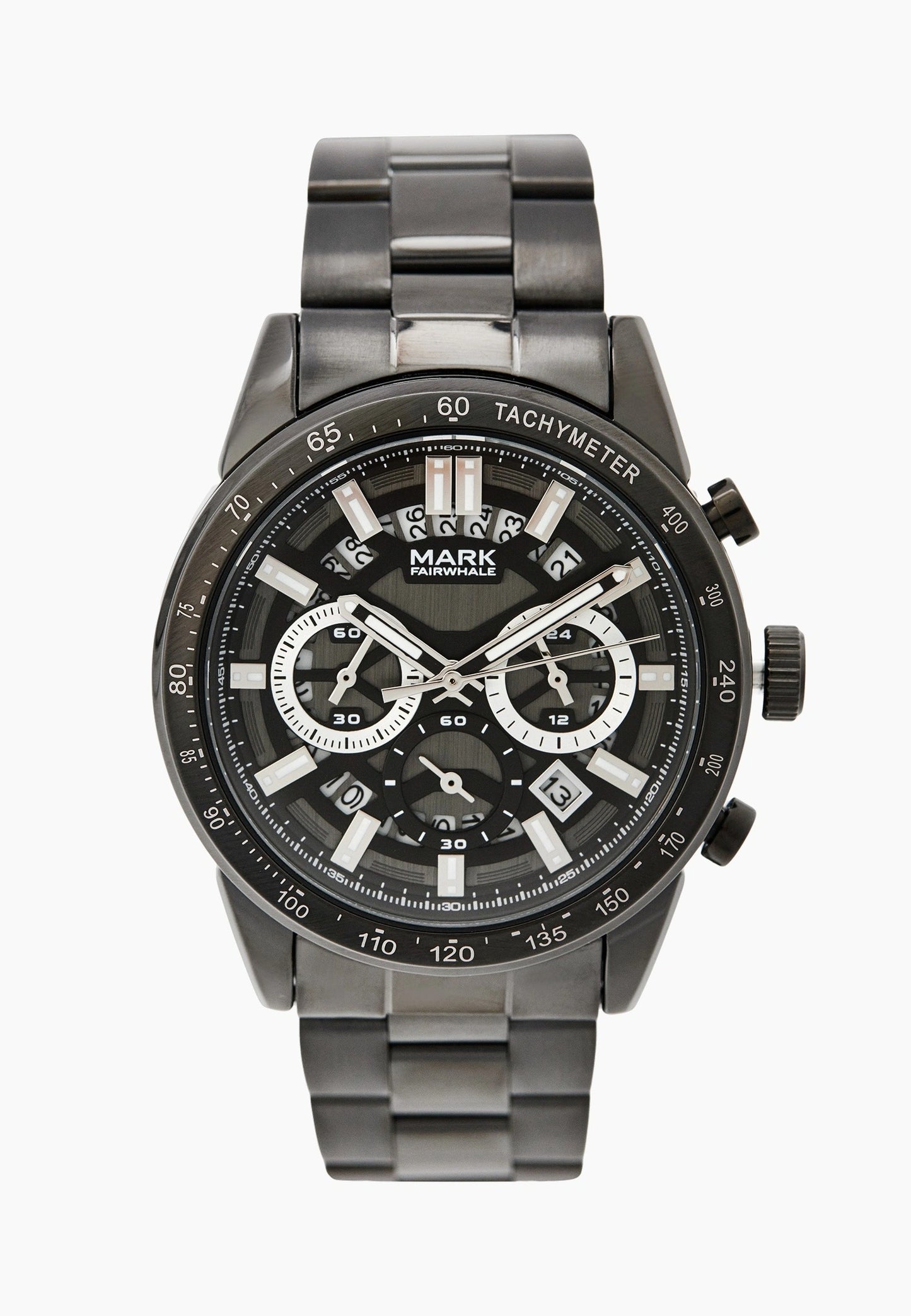 Mark Fairwhale FW-5880 NOCTUM - Men’s Black Chronograph Watch with Sapphire Crystal