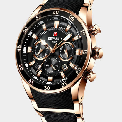 Prestige Rose Gold Chronograph – Luxury Timepiece