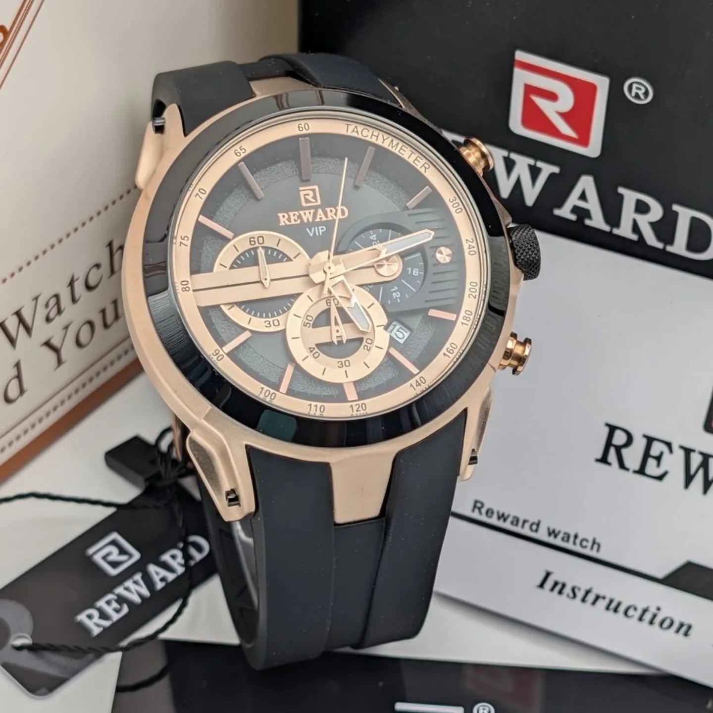 REWARD VIP Prestige Rose Gold Chronograph