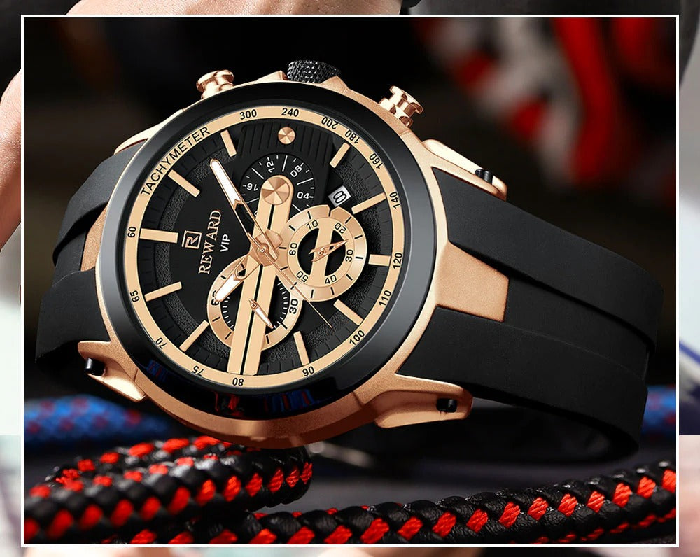 REWARD VIP Prestige Rose Gold Chronograph