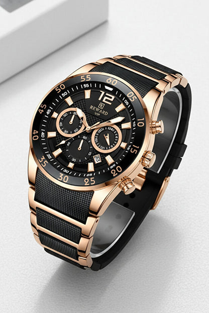 Prestige Rose Gold Chronograph – Luxury Timepiece